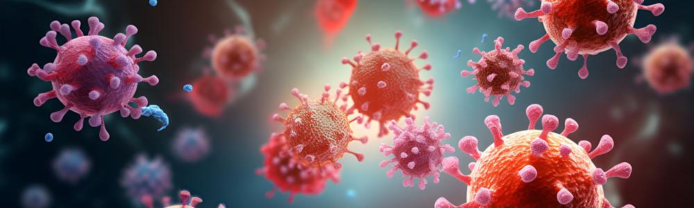 Microbes floating about.