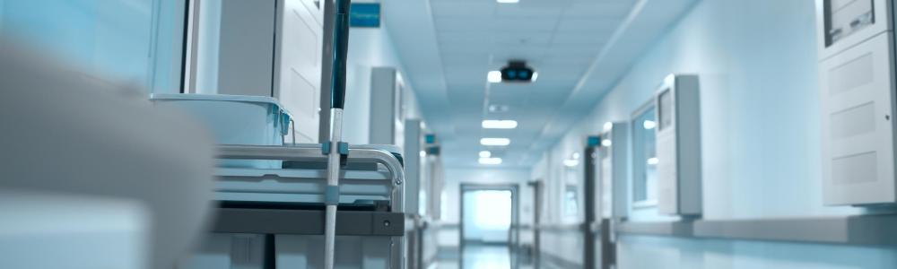 A hospital corridor
