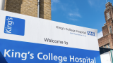 A sign that says 'Welcome to King's College Hospital'