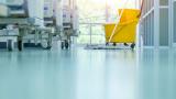 Mop and bucket in hospital