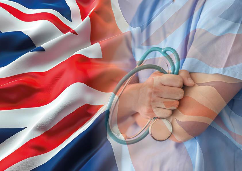 Union Jack and doctor.