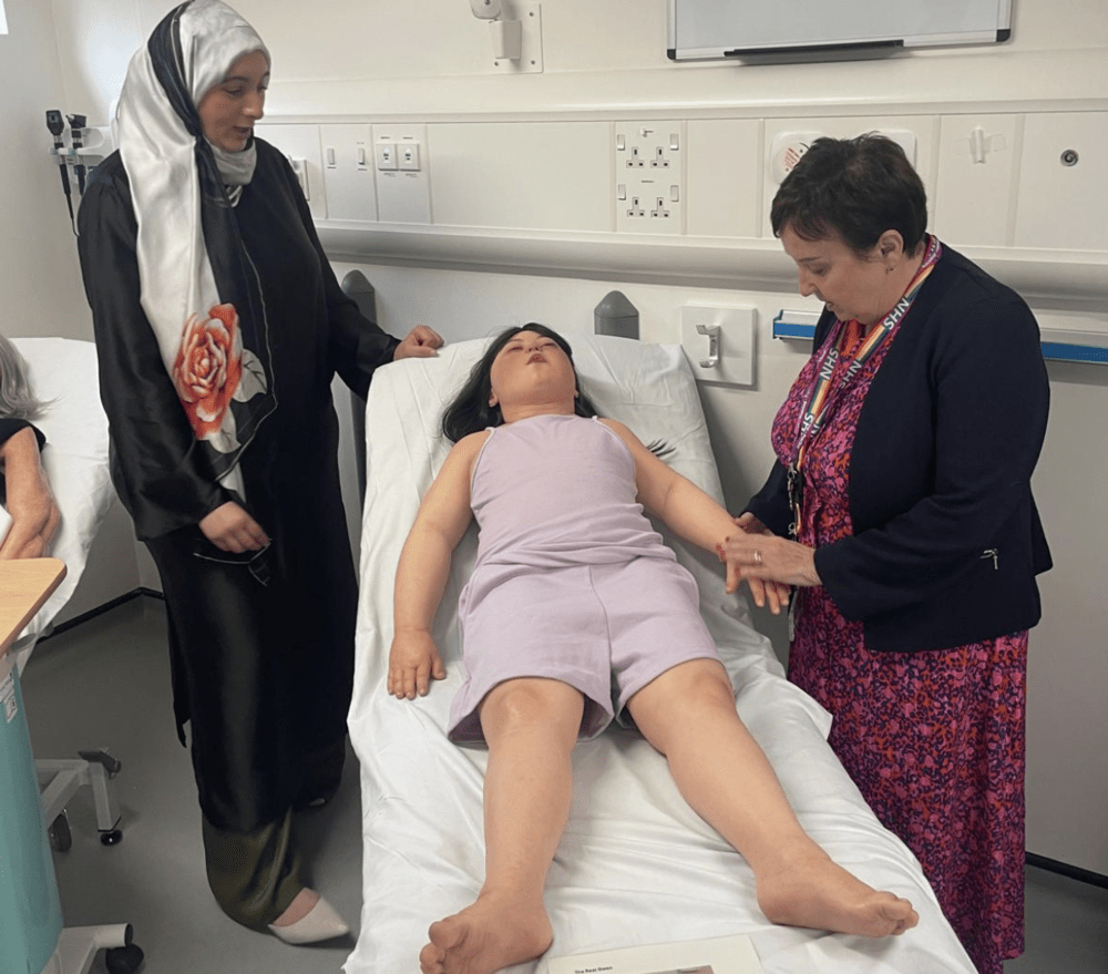 Realistic doll simulator.