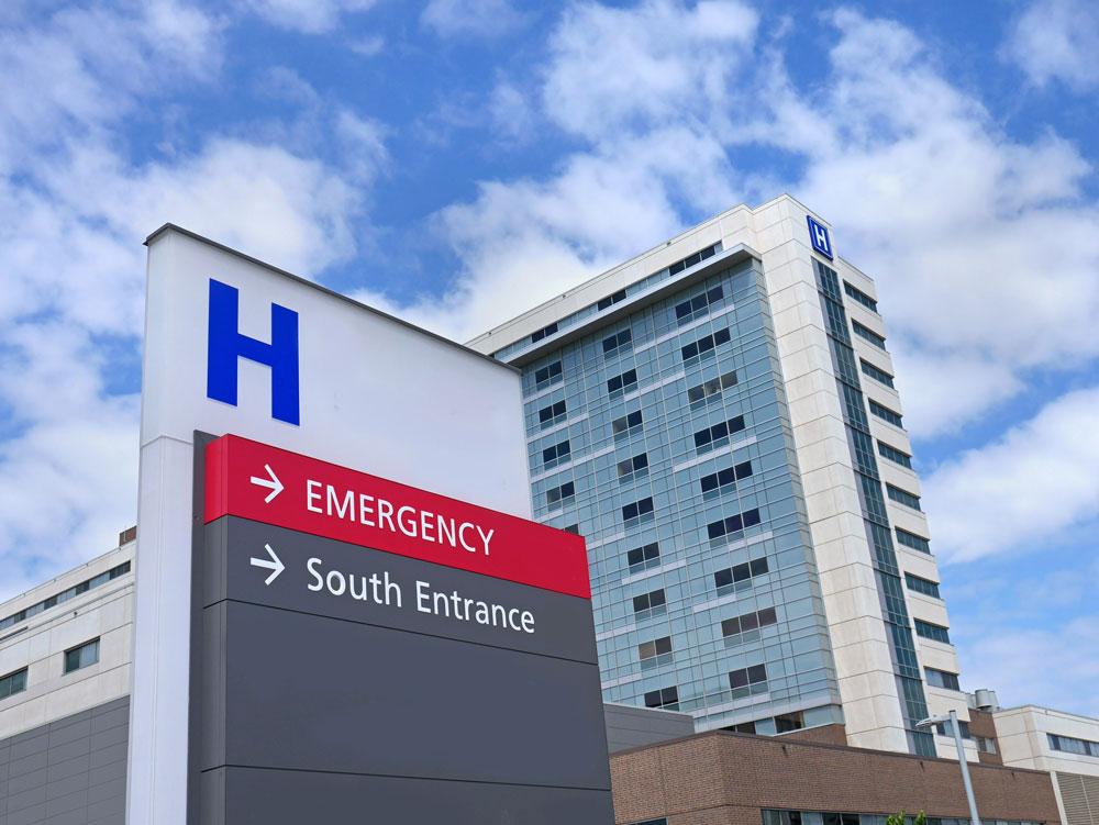 Hospital entrance