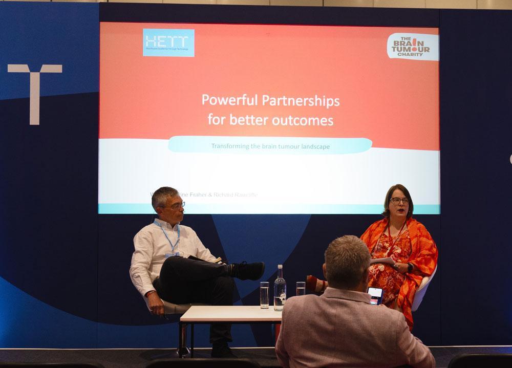 Catherine Fraher and Richard Rawcliffe at HETT