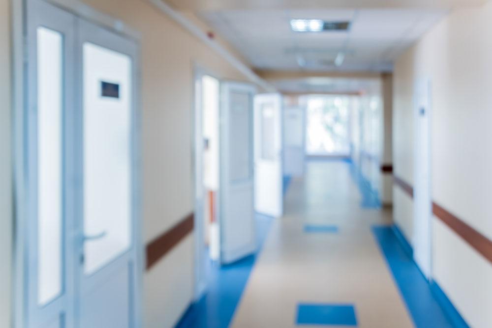 Health clinic corridor