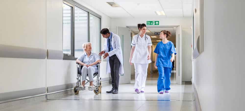 Hospital corridor