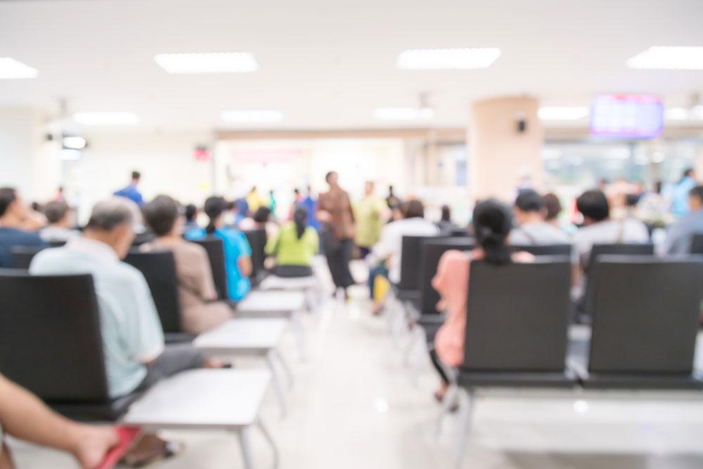 Busy waiting room
